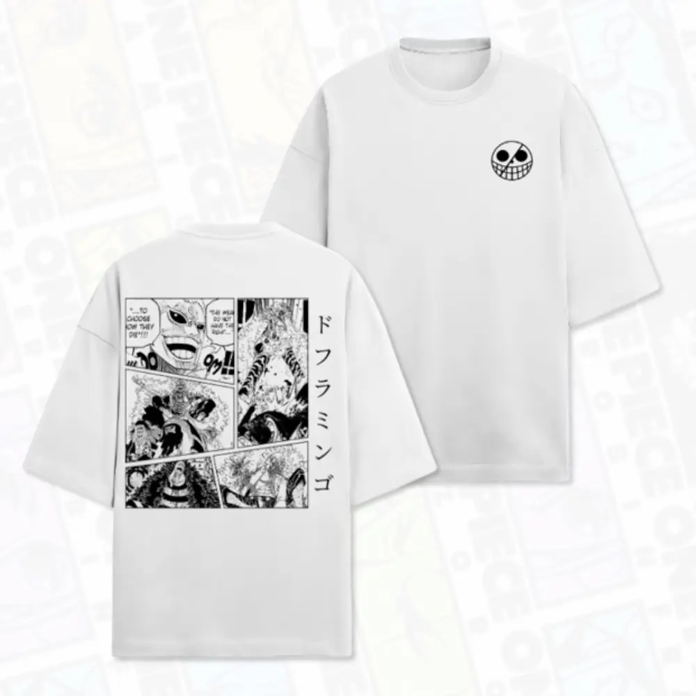 Doflamingo - Oversized Terry Cotton T-Shirt