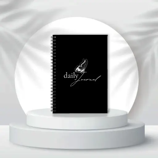 Black Butterlfly Notepad