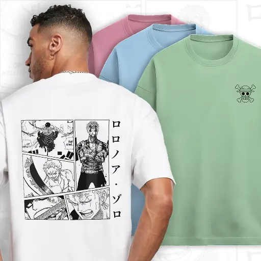 Zoro - Oversized Terry Cotton Tshirt