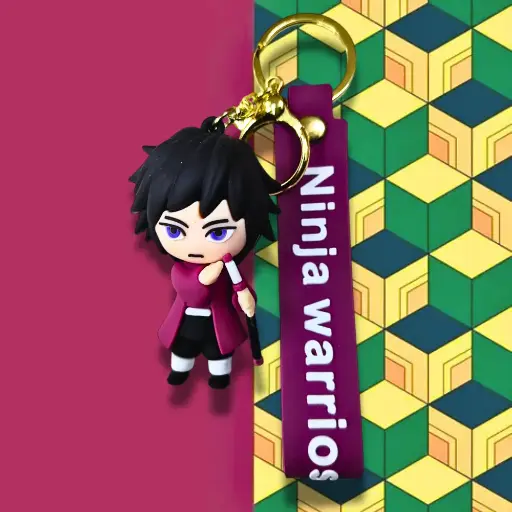 Giyu Rubber Keychain