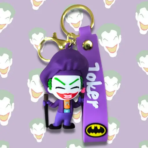 Joker Rubber Keychain